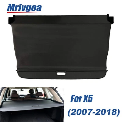 Cargo Cover Fit 07-18 BMW X5 E70 F15 Retractable Rear Trunk Luggage Accessory Foto 1 de 4