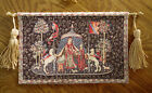 1:12 1:6 Miniature French  Tapestry Queen & Unicorn Lion Black Edition #TP609