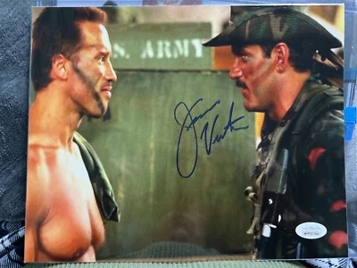 JESSE VENTURA SIGNED 8X10 PHOTO - PREDATOR WWF JSA COA WPP237960 auto CTC - Image 1 of 3