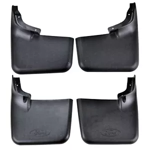 2023-2025 Ford F-250, F350, OEM Front & Rear Molded OEM Mud Flaps NO DRILL - Picture 1 of 4
