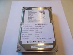 Seagate Barracuda HDD, 200 GB SATA II, 7200 RPM, 8 MB, ST3200822AS, #SU248 - Picture 1 of 2