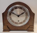 Antique c1930’s English “Bentima” Oak Cased Westminster Chiming Mantel Clock