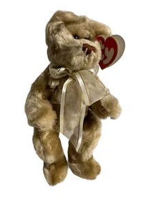 Beverly Bear Beanie Babies The Attic Treasures Collection 1993 Jointed 8" - Picture 1 of 5
