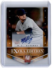 2012 Panini Elite Extra Edition Aspirations Die Cuts Gold Bronze R.J. Alvarez