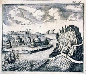 Antike Karte, Myller, Damalis & Bielogrod - Bild 1 von 1
