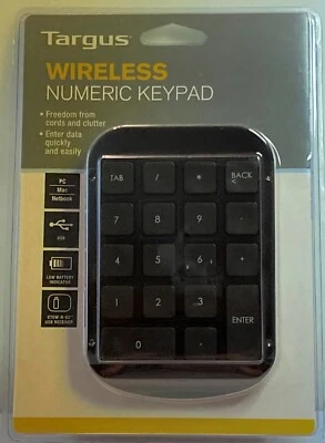 Targus Wireless Number Keypad Numeric Portable Function Keypad- AKP11US - Image 1 of 4