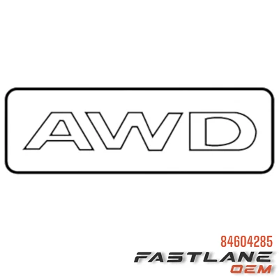 Cadillac XT5 2017-2024 emblema trasero nuevo OEM 84604285 Foto 1 de 4