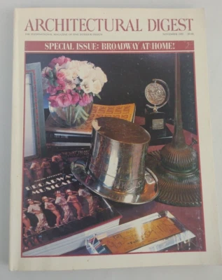November 1995 Architectural Digest Special Issue Broadway At Home - Image 1 of 3