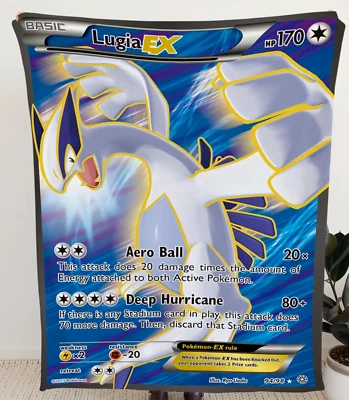 READ Lugia Ex Ancient Origins # 94/98 2015 Pokemon XY Full Art  LARGE BLANKET - Image 1 of 4