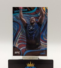 Jon Jones 2023 Panini Chronicles UFC Revolution 23 Lava Prizm #d 10/10 Bookend