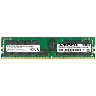 32GB DDR4 PC4-23400 RDIMM Supermicro MEM-DR432L-CL02-ER29 Equivalent Memory RAM - Image 1 of 2