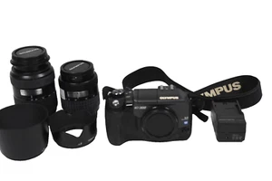 Olympus EVOLT E-300 8MP Digital SLR Camera with 14-45mm & 40-150mm Len's - Picture 1 of 23