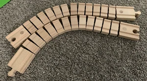 Thomas & Friends Tren de Madera WACKY TRACK Vía Flexible LOTE de 2 En muy buen estado - Imagen 1 de 1