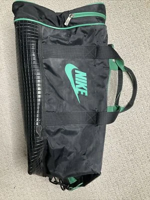 Vintage Nike Duffle Bag Grey Tag Used 90s 24x12 Green - Image 1 of 4