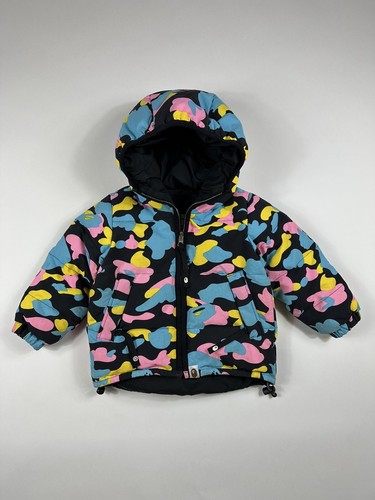A BATHING APE (BAPE) Giacca tampone mimetica BAPE bambini cotone caramelle vintage era nigo taglia 100 cir metà anni 2000