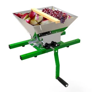 7L Acero Inoxidable Trituradora de Frutas Pulper Trituradora Molinillo Manzana Jugo Vino Sidra - Imagen 1 de 8