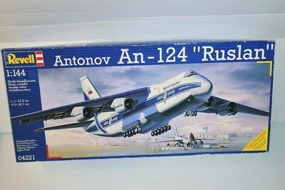 REVELL 1/144  AEREO ANTONOV AN-124 RUSLAN KIT MONTAGGIO COD.04221 - Immagine 1 di 2