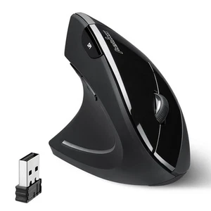 Perixx PERIMICE-713L Ergonomic Mouse Left Hand Vertical Wireless 800/1200/1600 D - Picture 1 of 8