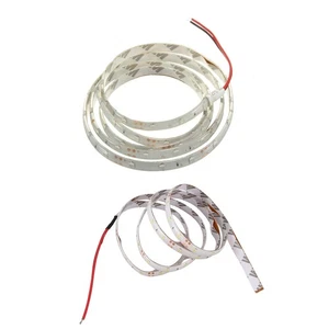 2 Pcs 1M 60-3528 SMD  LED Light Strip DC12V, White & Red T8O47353 - Picture 1 of 10