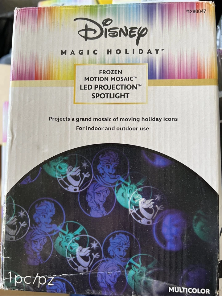 Disney Magic Holiday Frozen Motion Mosaic LED  Spotlight Projector - Image 1 of 1
