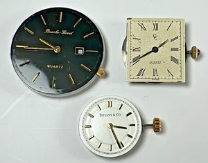Wristwatch quartz movements by Tiffany & Co, Concord & More! - Picture 1 of 2