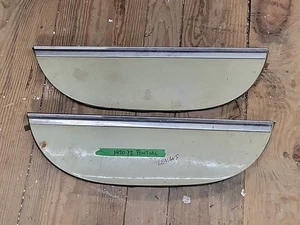 1970 71 72 PONTIAC LEMANS ORIGINAL GM OEM FENDER SKIRTS PAIR WITH STAINLESS TRIM - Picture 1 of 15