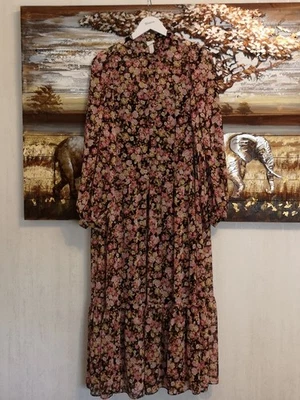 H&M Maxi Kleid 🌹Rosen Design 🌹 - Bild 1 von 4