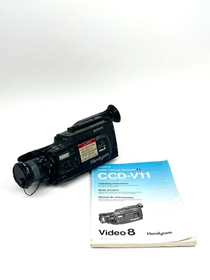 Sony Handycam PRO CCD-V11 Video 8 Camcorder - AS IS For Parts Not Working - Image 1 of 4