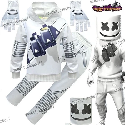 2025 Kids Marshmallow Light Sweatshirt Cosplay Costume World Book Day Party Suit