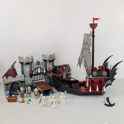 LEGO 7029 Castle Fantasy Era Skeleton Ship Attack Complete Read Desc* 2007 - Image 1 of 4