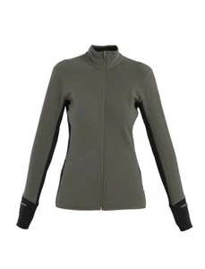 Icebreaker Women’s RealFleece Merino Descender Long Sleeve Zip Jacket - Loden... - Picture 1 of 4