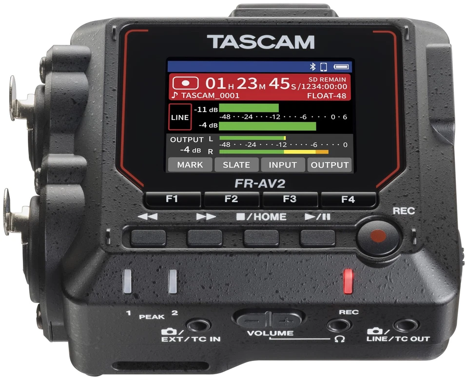 TASCAM FR-AV2 32-bit float compatible 2-channel portable field recorder/time cod - Image 1 of 4
