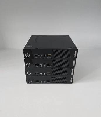LOT of 4 Lenovo ThinkCentre M93p Tiny i5-4570T 2.9GHz 4GB WiFi No HD or AC Adapt - Image 1 of 4