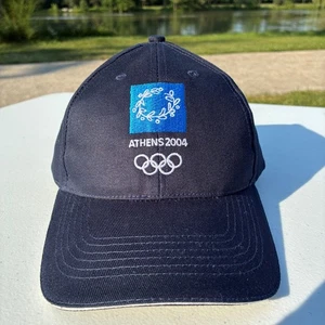 Mütze Kappe Athen 2004 Griechenland Olympiade offizielle verstellbar marineblau - Bild 1 von 11