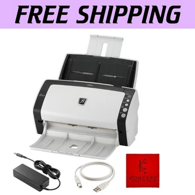 High-Speed Fujitsu FI-6130 Duplex Scanner with USB Connectivity & Cleaning Cloth - Image 1 of 4