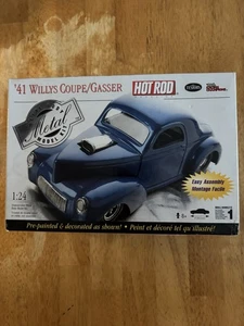 Vintage 1998 Testors 1:24 HOT ROD 41 Willys Coupe/Gasser Metal Body Kit Open Box - Picture 1 of 7