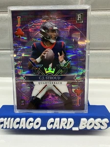 2023 Wild Card 5 Card Draw Stacked Deck CJ Stroud Rookie 1/4 RC Prizm Holo SP - Picture 1 of 4