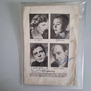 Richard Burton Hand Written Autograph. - Bild 1 von 1