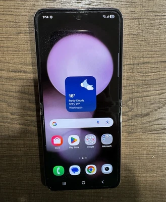 Samsung Galaxy Z Flip 5 5G SM-F731W 256GB Unlocked Pink Good - Image 1 of 4