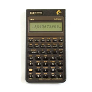 HP 14B Business Calculator 50th Anniversary Limited Edition Hewlett Packard - Picture 1 of 5