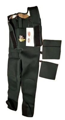 Caddis Wading Systems Vadeadores de peito de caça de neoprene pesca pequeno novo com etiquetas (B189) - Imagem 1 de 4