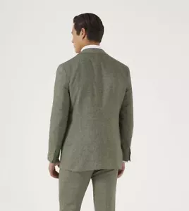 Skopes Herren Tailored Fit Herringbone Jude Sakko in Salbei 34 - 62 - Bild 1 von 12