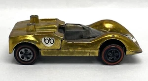 VINTAGE 1968 HOT WHEELS RED LINE CHAPARRAL 2G US GOLD ORIGINAL STICKERS DIECAST - Picture 1 of 15