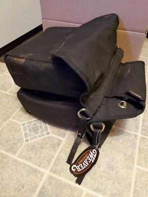 Weaver Leather Canvas Insulated Saddlebag #15-0170-BK *read description - Изображение 1 из 4
