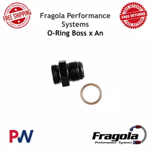 Fragola Performance Systems 495101-BL O-Ring Boss x An Universal - Picture 1 of 6