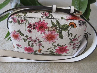 Mini Bolso Bandolera Guess Los Angeles Decorah Floral Guess Logo Nuevo Con Etiqueta Foto 1 de 4