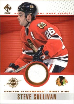 2001-02 Private Stock Game Gear #25 Steve Sullivan Jersey Card - Image 1 of 2