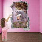 Unicorn Fairy Tale Fantasy Forest Wall Sticker Mural Decal Poster Print Art A2
