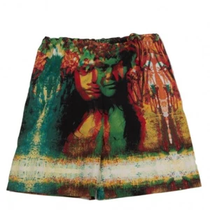 Jean Paul GAULTIER HOMME Native Printed Cotton Shorts Size 48(K-134763) - Picture 1 of 12
