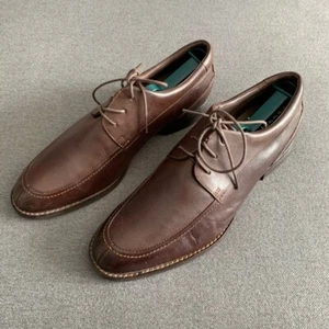 Rockport Mens Tanworth Oxford Shoes Brown Leather K52234 Lace Up Stitching 8.5 M - Bild 1 von 8